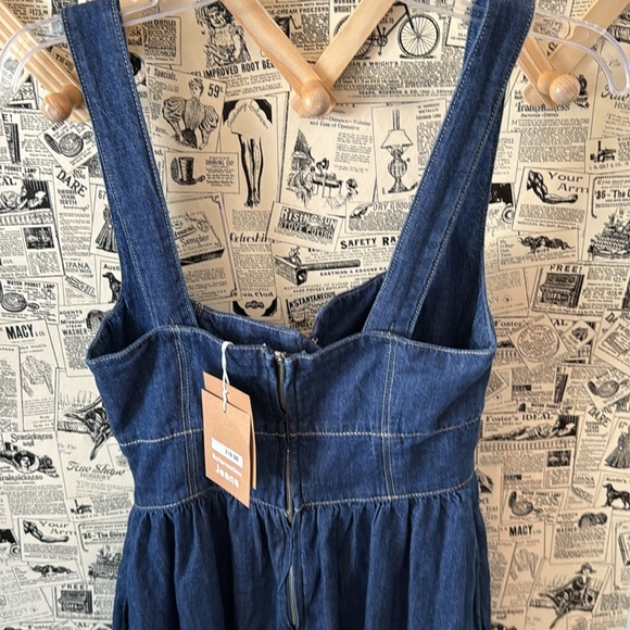 Reformation Blue Midi Dress - Picture 6 of 12